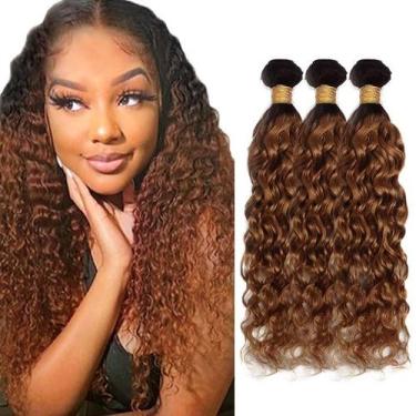 Imagem de Pacotes de cabelo ZevPiul Water Wave 8A Brazilian 3 pacotes 35-75cm