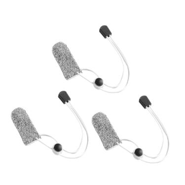 Imagem de Aymzbd Luvas de pesca com 3 dedos, protetores de dedos para pesca com mosca, luvas práticas antiderrapantes para áreas externas e fundição