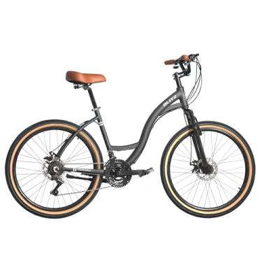 Imagem de Bicicleta BLITZ Aro 26 Comodo Alumínio Urbana SH 21v Freio á Disco (Preto Fosco, 18)
