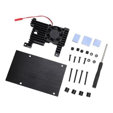 Imagem de Zunate Capa de liga de alumínio para Orange Pi 3B, gabinete de resfriamento passivo com almofadas condutoras térmicas, caixa de cobertura de dissipador de calor, placa de desenvolvimento, kit de