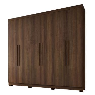 Imagem de Guarda Roupa New Master 6 Portas 4 Gavetas 10 Prateleiras - Benetil
