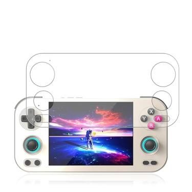 Imagem de NOUKAJU Protetor de tela para console de jogos RG476H, vidro temperado HD, dureza 9h, arranhões, anti-impressão digital, protetor de filme de vidro temperado para console de jogos portátil retrô
