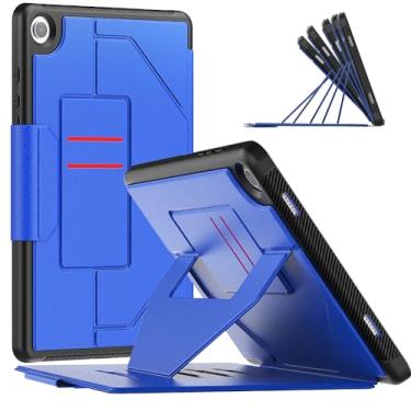 Imagem de Gylint Capa para Samsung Galaxy Tab A9+ de 11 polegadas 2023, capa fólio de couro PU premium com suporte para tablet Galaxy Tab A9 Plus (SM-X210/X216/X218) azul