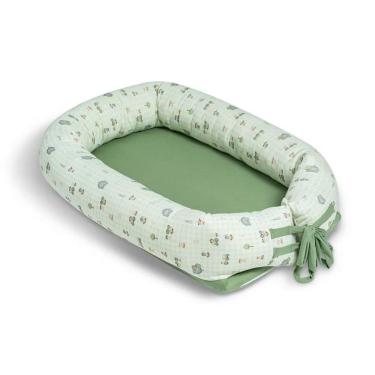 Imagem de Ninho Redutor de Berço Hug Fazendinha Verde