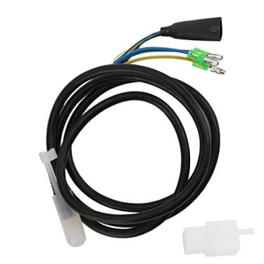 Imagem de Cryfokt Cabo de Extensão de Motor de 9 Pinos Cabo de Conversão Durável para Bicicleta Elétrica Conector à Prova D'água, de Conversão de Motor Macho de 9 Pinos de 51,2 "para Modificação de Bateria de