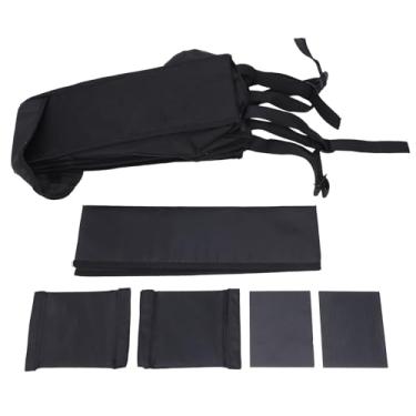 Imagem de Aramox Cesta de Armazenamento de Carrinho, 8 áreas de Armazenamento Com 2 Porta-copos Isolados 3 Bolsos de Malha 2 Compartimentos Quadrados 1 Compartimento Refrigerador Ajuste