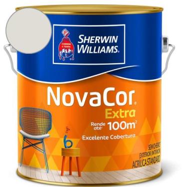 Imagem de Tinta ACR Mais Rendimento NovaCor Fosco Gelo Sherwin Williams 3,6L - S