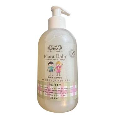 Imagem de Shampoo da cabeca aos pes flora baby petit 300ml flora pura