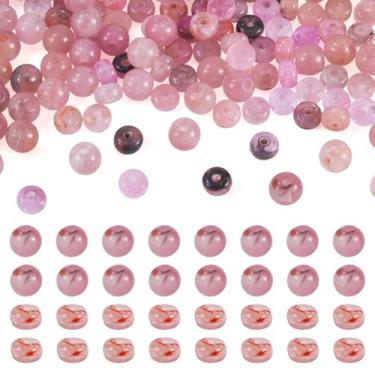 Imagem de 110 peças de contas de acrílico transparentes redondas e planas contas de plástico soltas espaçadoras para pulseira da amizade faça você mesmo, brinco, colar, joias, berloque, miçanga para telefone