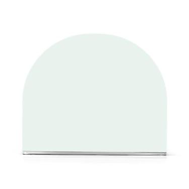 Imagem de Porta-guardanapos de acrílico creme menta, porta-guardanapos em forma de U para banheiro, serve para 50-60 guardanapos, suporte vertical para guardanapos