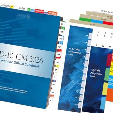 Imagem de Guias de índice para ICD-10-CM 2026 The Complete Official Codebook - Navegue com precisão no seu livro de códigos