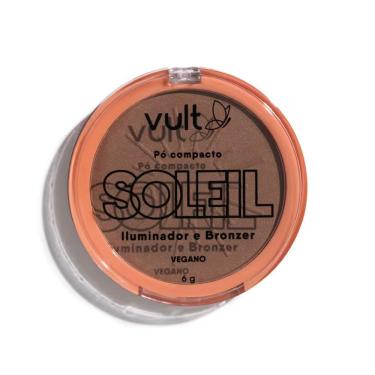 Imagem de Pó Compacto Iluminador e Bronzer Soleil 6g - Vult