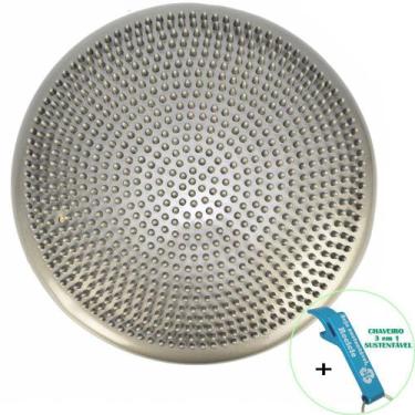 Imagem de Disco de Equilíbrio Para Exercícios Inflável 33 cm Cinza + Chaveiro CB