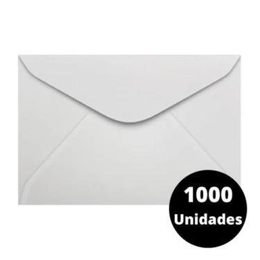 Imagem de Envelope 10x15 Carta Branco Correio Liso C/ 1000 Und - Foroni