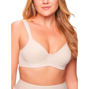 Imagem de Sutiã com Aro e sem Bojo W Shape Triumph 24814 Taça D, Bege, 48