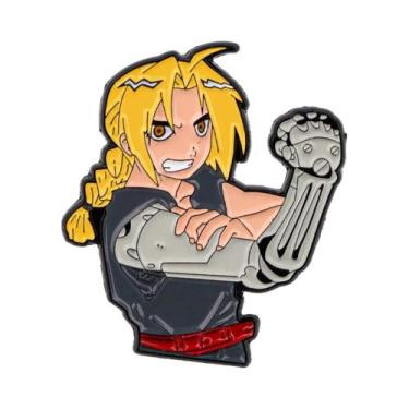 Imagem de Broche De Esmalte De Série De Anime Feminina, Distintivo De Menina Em 