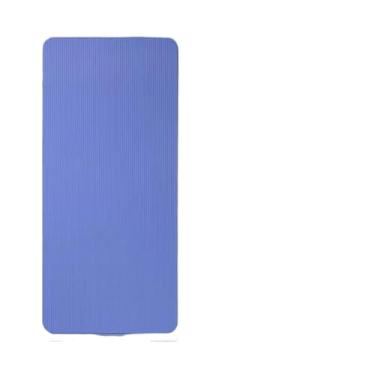 Imagem de Tapete de ioga 10 mm/15 mm/grosso antiderrapante esportivo fitness tapete de espuma confortável yoga Matt exercício Pilates ginástica (azul, 185 x 60 x 1 cm)