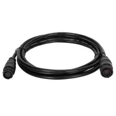 Imagem de Micnce 3005.6907 Cabo de extensão transdutor 9 pinos 3 m, compatível com transdutor de varredura de estrutura Lowrance LSS-1, cabo impermeável de grau marítimo, 000-00099-006