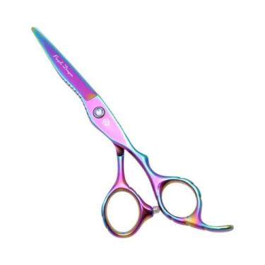 Imagem de Tesoura Profissional De Corte De Cabelo Em Aço Inoxidável Prata Para C