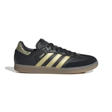 Imagem de adidas Tênis de futebol masculino Samba Indoor, Preto/dourado, 37