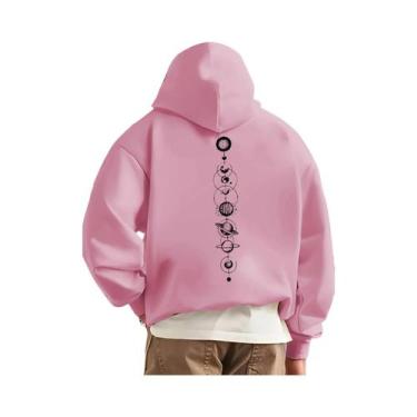 Imagem de Moletom Casual Masculino De Outono Inverno Com Capuz, Estampa De Plane