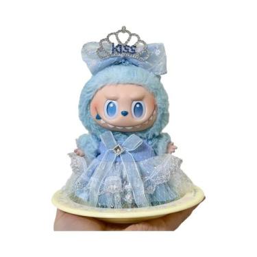 Imagem de Conjunto De Vestido De Sereia Labubu Com Saia De Pérolas E Coroa De Fl