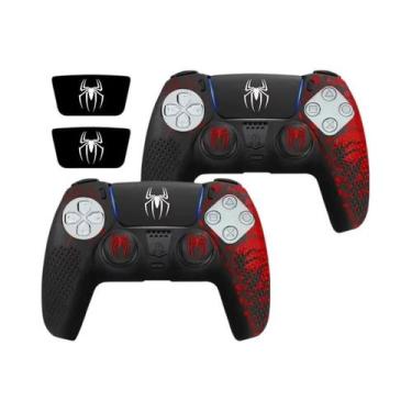 Imagem de Capa De Silicone Antiderrapante Para Controle PS5 Com Grips Para Analó
