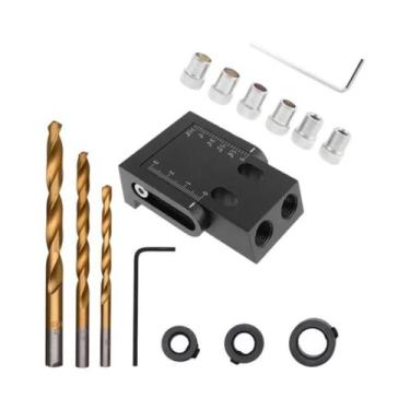 Imagem de Kit De Gabarito Para Furos Ocultos De 15 Peças, Inclinado a 15 Graus P