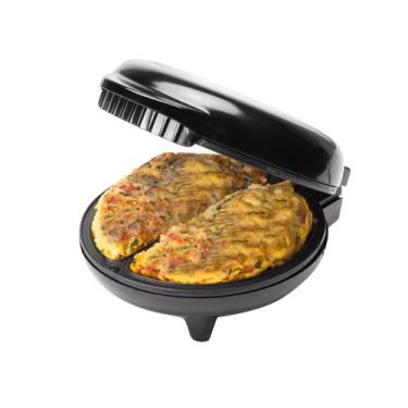 Imagem de Omeleteira Elétrica Lenoxx Preta Gourmet Inox, Preto, 110V