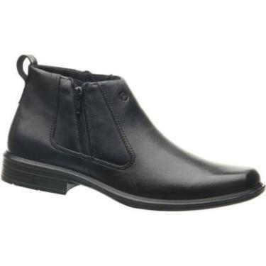 Imagem de Bota Social Pegada Masculina em Couro Preto 124774-01-Masculino
