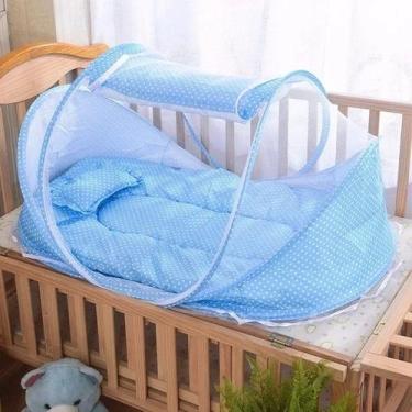 Imagem de Mini Berço Infantil Portatil Com Mosqueteiro SNH47 Snel Home - Snel Fe