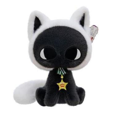 Imagem de Brinquedo de pelúcia Black Cat Doll, bicho de pelúcia, 25 cm, desenho 