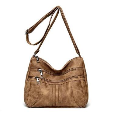 Imagem de Bolsa tiracolo feminina Oxford de várias camadas de grande capacidade 