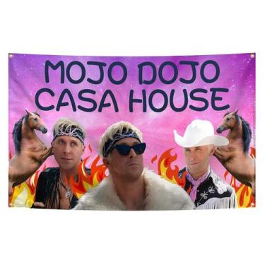 Imagem de Tapeçaria Mojo Dojo Casa House Wall 150x90cm em microtecido - Yiweisai