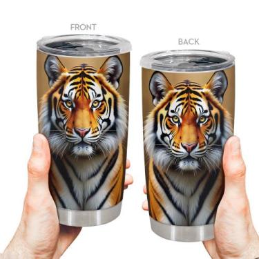 Imagem de Caneca de café Tumbler Oasisdream 600mL de aço inoxidável Tiger