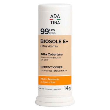 Imagem de Protetor Solar em Bastão com Cor Ada Tina Biosole E Ultra Vitamin FPS9
