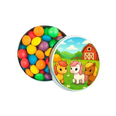 Imagem de Latinha Lembrancinha Personalizada Pôneis