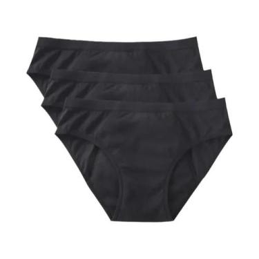 Imagem de Calcinhas Menstruais De 4 Camadas Para Fluxo Intenso, 3 Peças, Tamanho