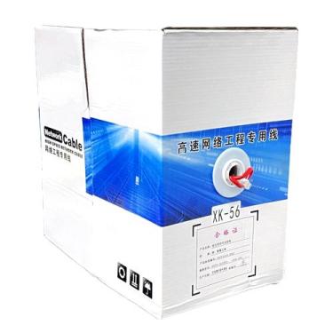 Imagem de Cabo De Rede Internet Cat6 305 Metros 4 Pares Cftv Utp Lan - Xway, Ver