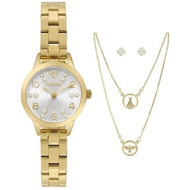 Imagem de Relógio Condor Feminino Ref: Co2035nik/k4k Dourado Espírito Santo + Semijóia
