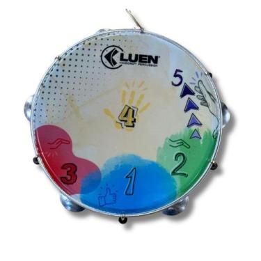 Imagem de Kit Pandeiro Iniciante Aprendizado e Capa Fama Music SP - Luen