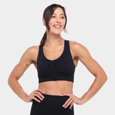 Imagem de Top Selene Nadador Feminino, Preto, G