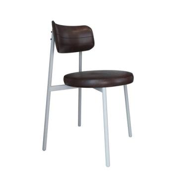 Imagem de Cadeira Kyta Fixa com 4 Pés 50 X 44,7 X 83,8 Cm com 1 Unidade - Metali