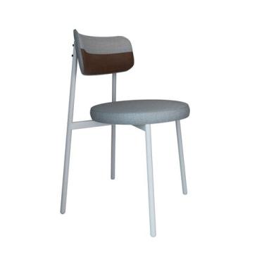 Imagem de Cadeira Kyta Fixa com 4 Pés 50 X 44,7 X 83,8 Cm com 1 Unidade - Metali