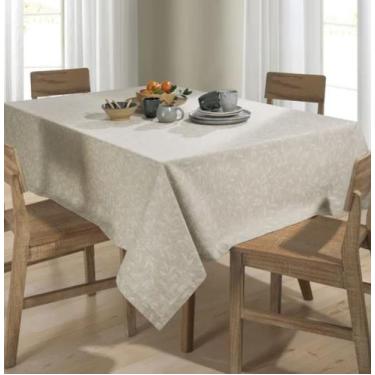 Imagem de Toalha de Mesa Quadrada Clean Linhares Pauline 8 lugares Dohler