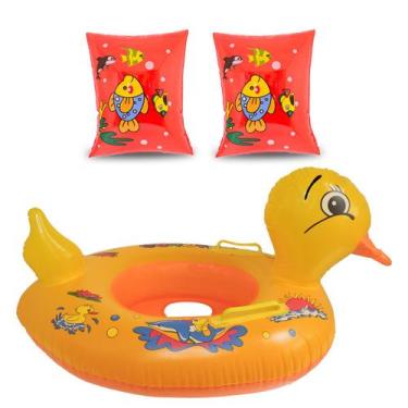 Imagem de Boia Inflável Infantil Com Boia De Braço Para Piscina Segurança E Flut