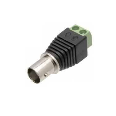 Imagem de Conector Bnc Fêmea C/ Borne Kit 100 Unidades - Ideal Imports
