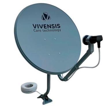 Imagem de Antena Vivensis Monoponto Banda KU Chapa 75cm