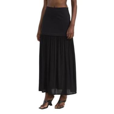 Imagem de Saia Colcci Preta Feminina-Feminino