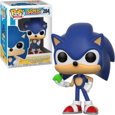 Imagem de Boneco Funko Pop! Games Sonic The Hedgehog com Esmeralda 284